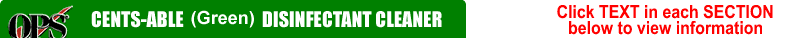 OPS CENTS-ABLE Green Disinfectant Cleaner