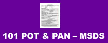 OPS 101 Pot & Pan Wash Material Safety Data Sheet