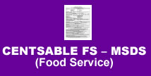 OPS CENTSABLE FS Material Safety Data Sheet