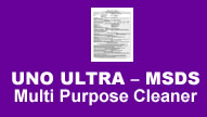 OPS UNO ULTRA Material Safety Data Sheet